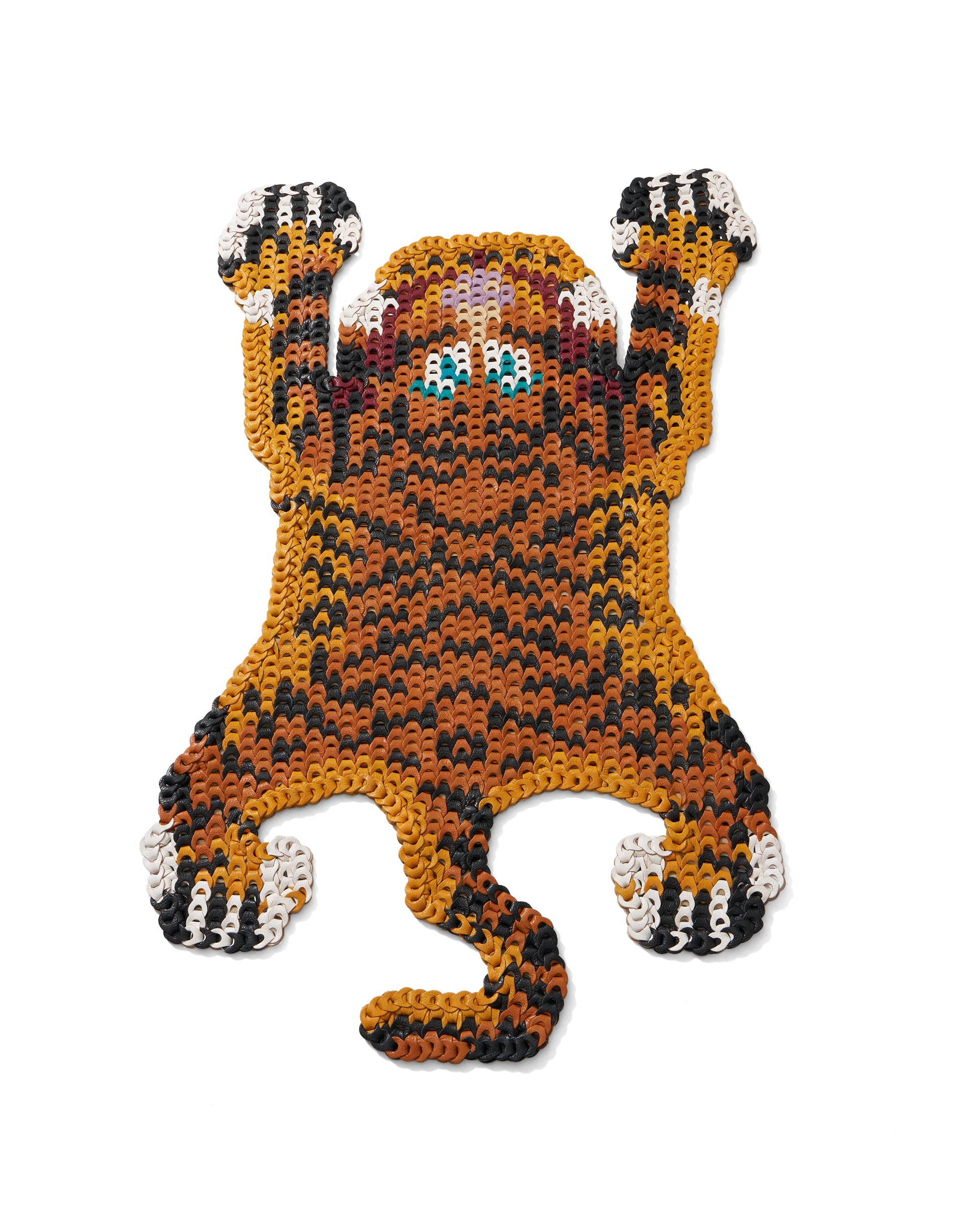 Boho ラグ Smiling Tiger