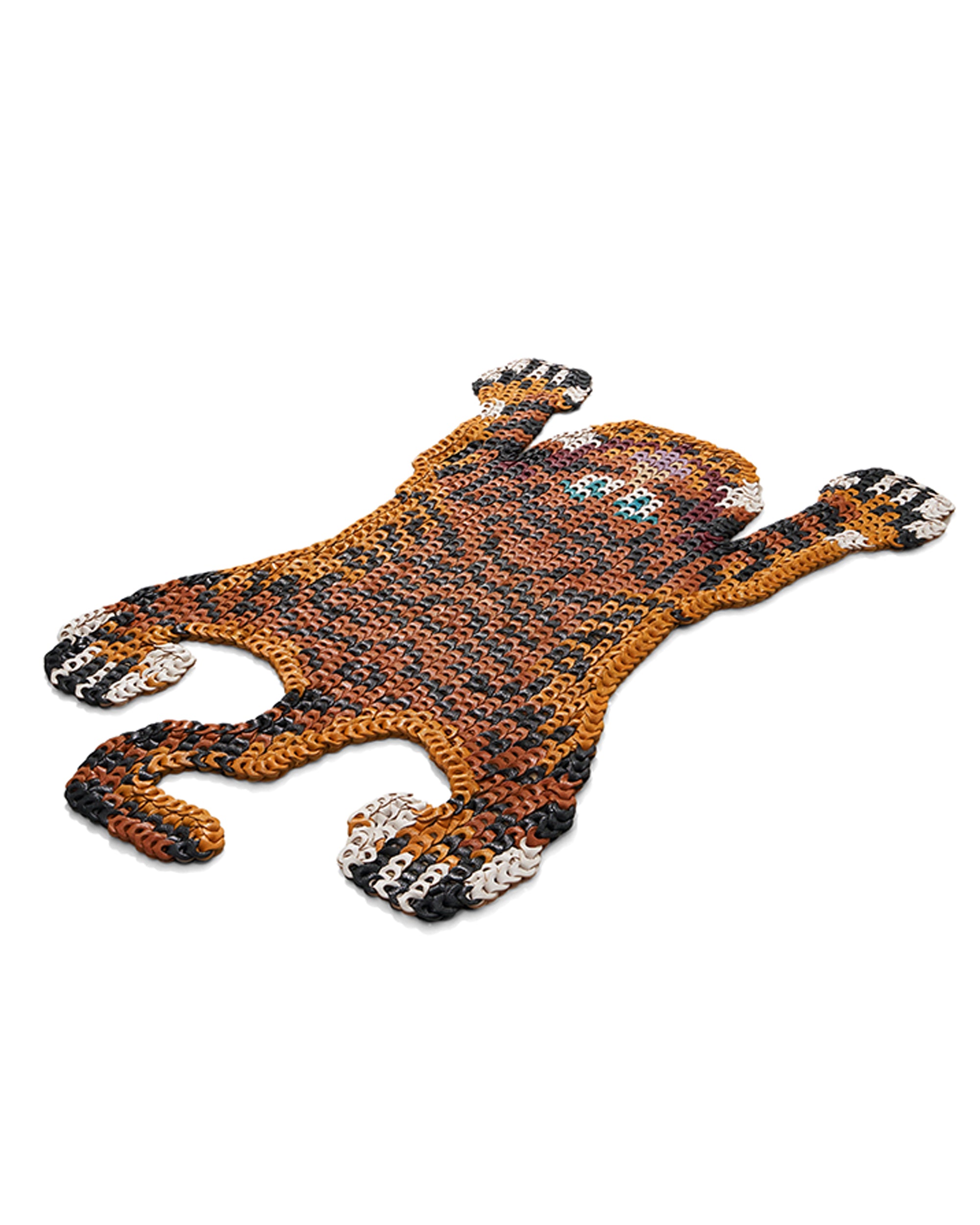 Boho ラグ Smiling Tiger