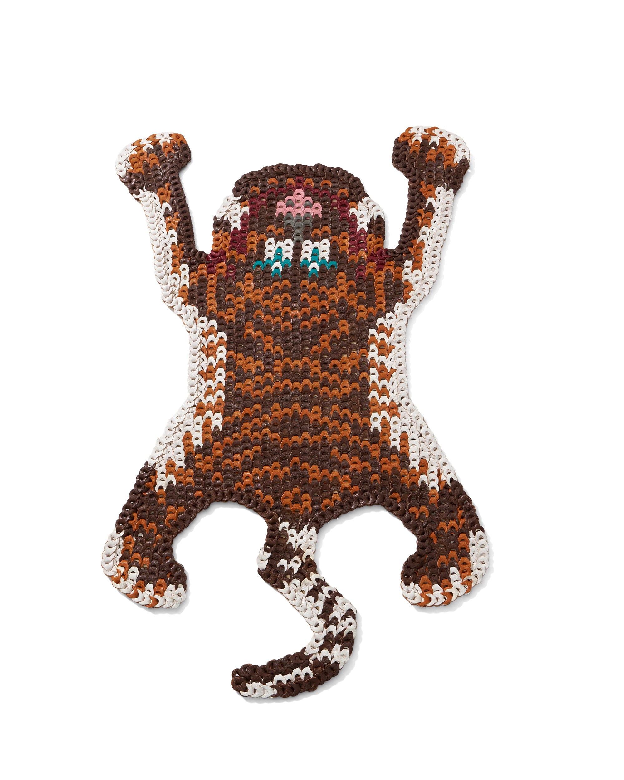 Boho ラグ Smiling Tiger