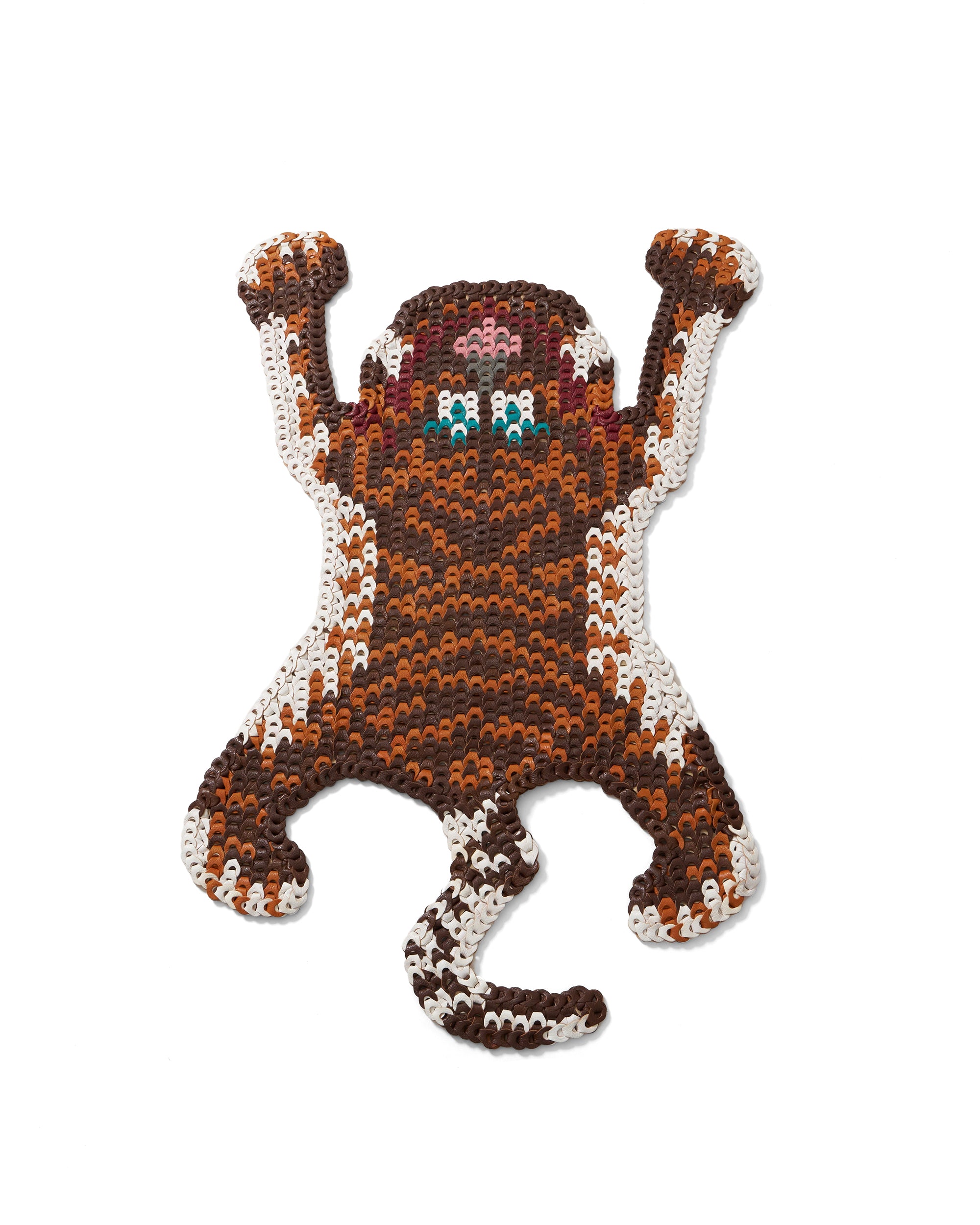 Boho ラグ Smiling Tiger