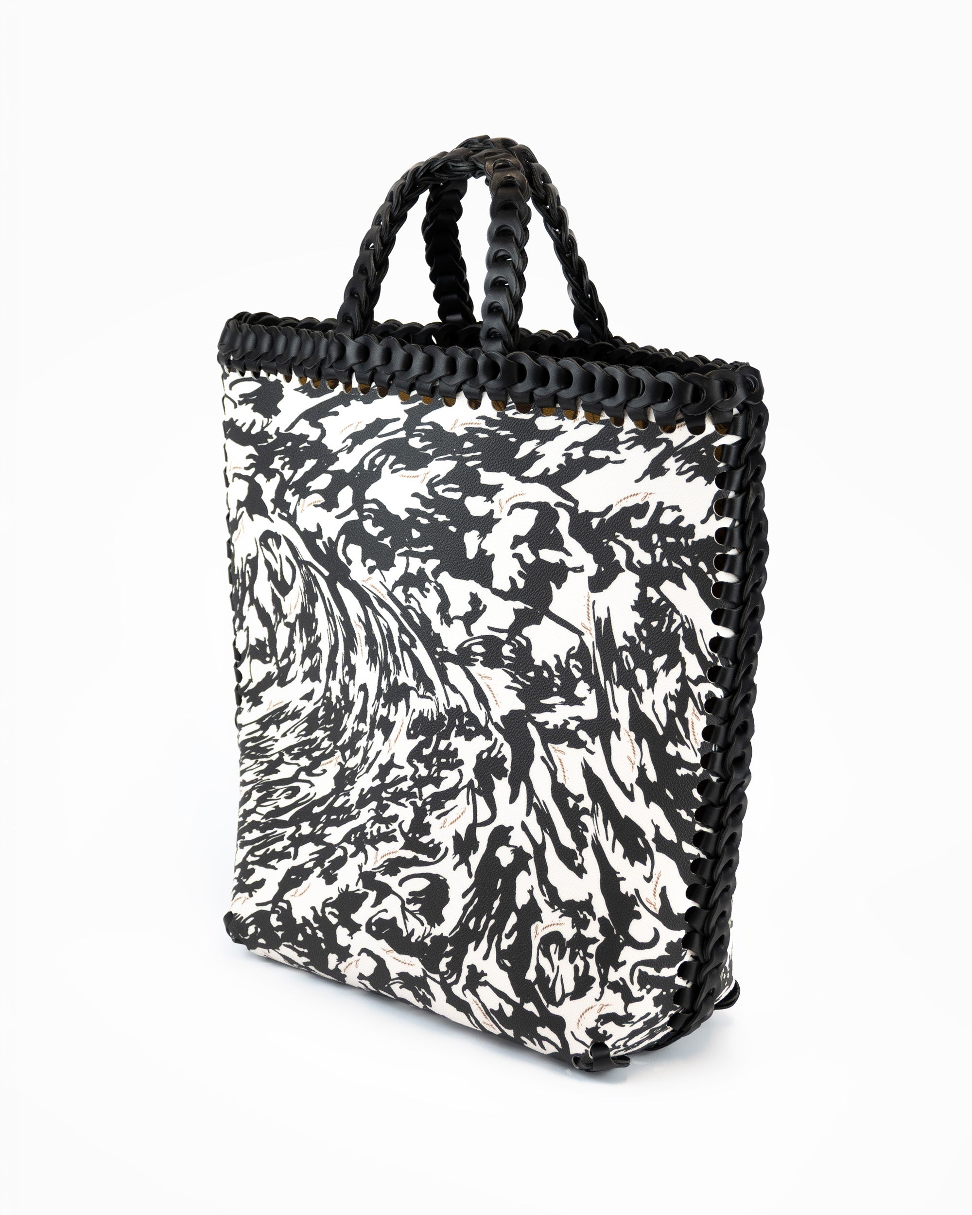 Marble Cat × Native Crafts リバーシブルトート Long