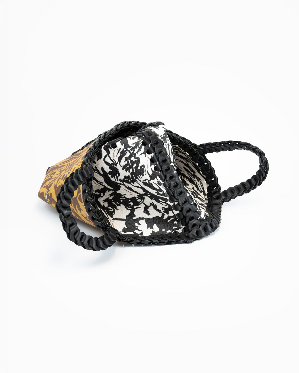 Marble Cat × Native Crafts リバーシブルトート S