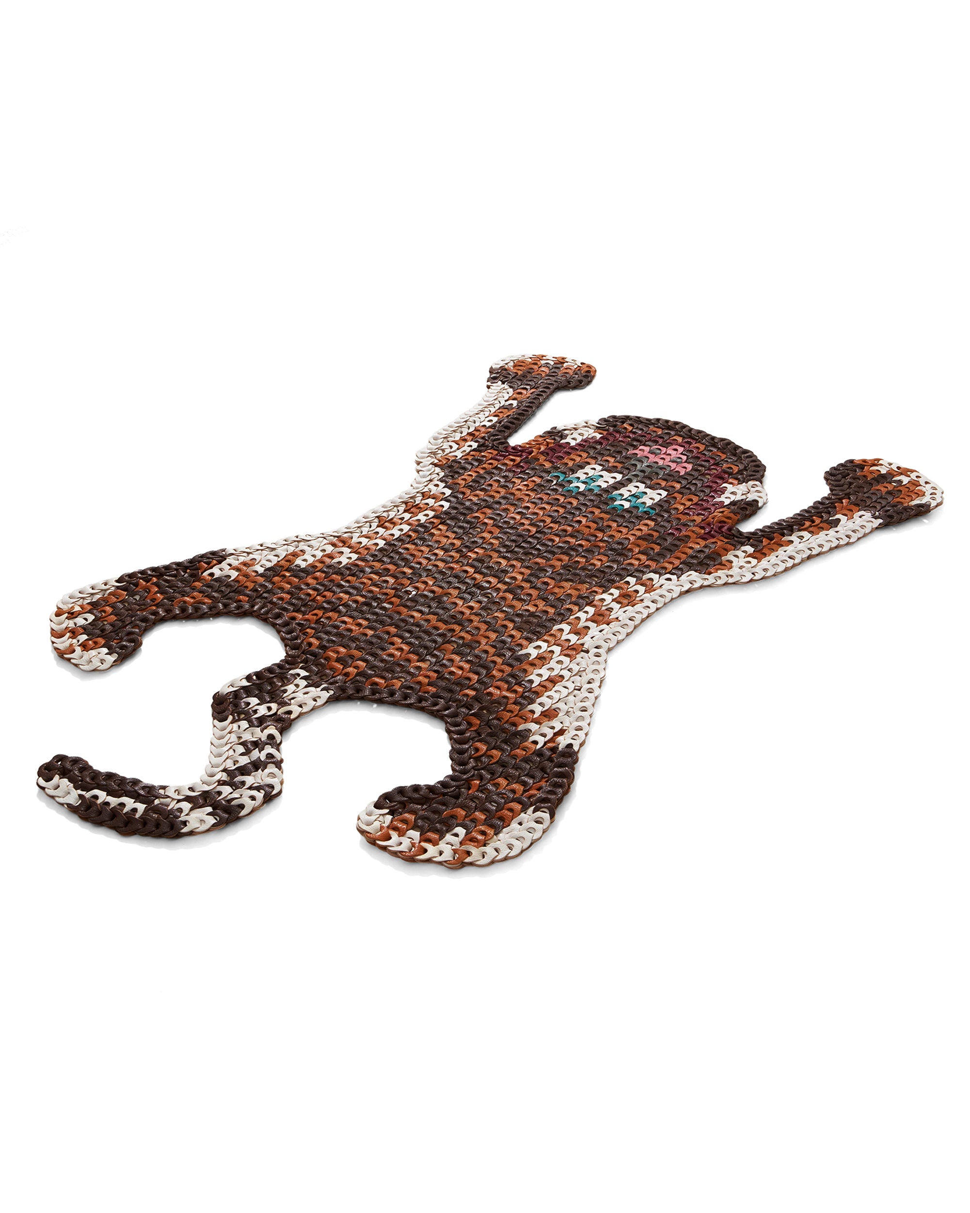 Boho ラグ Smiling Tiger