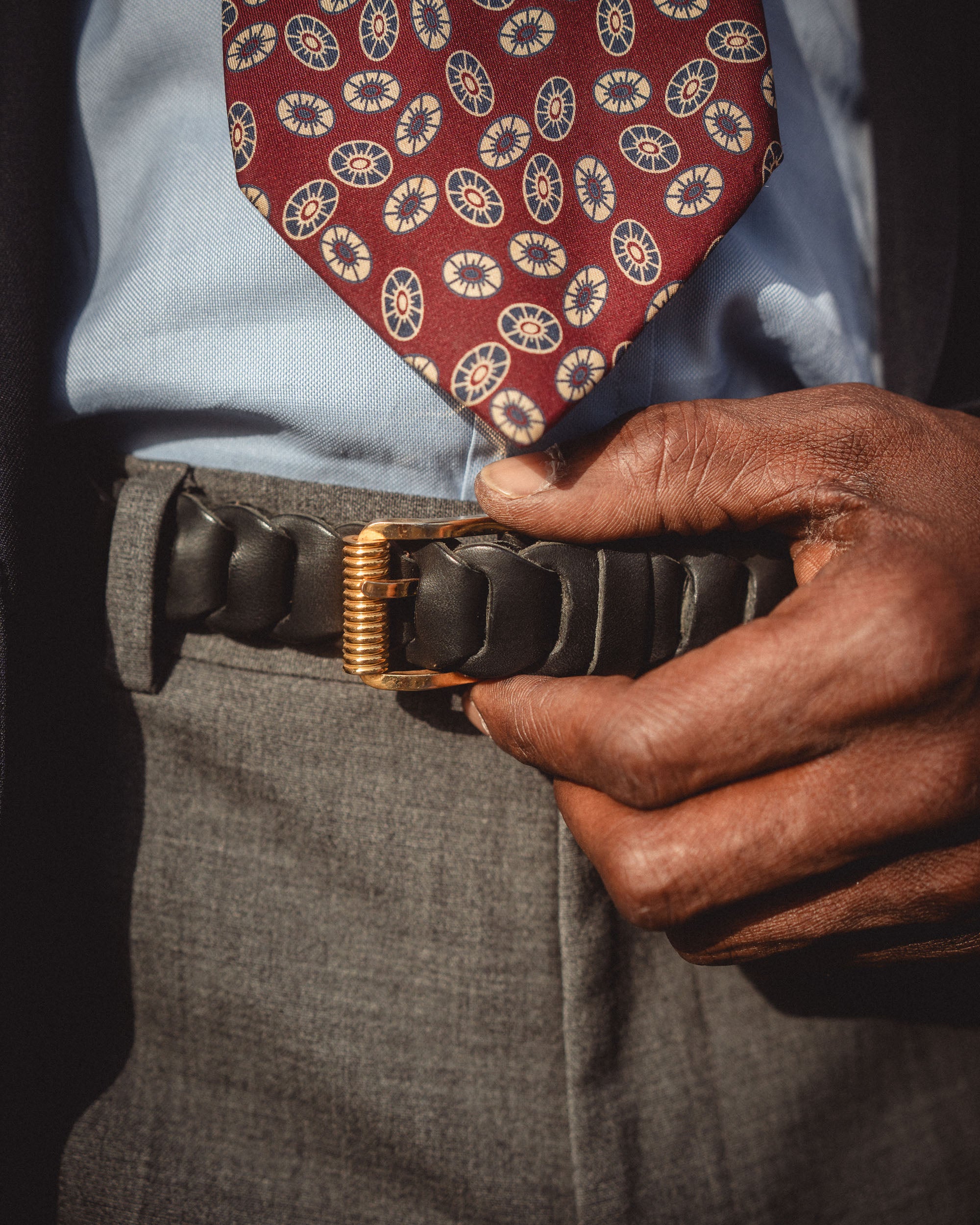 il micio / Boho ベルト 25mm ダークブラウン / XL Boho Belt 25mm – il micio(イル・ミーチョ)