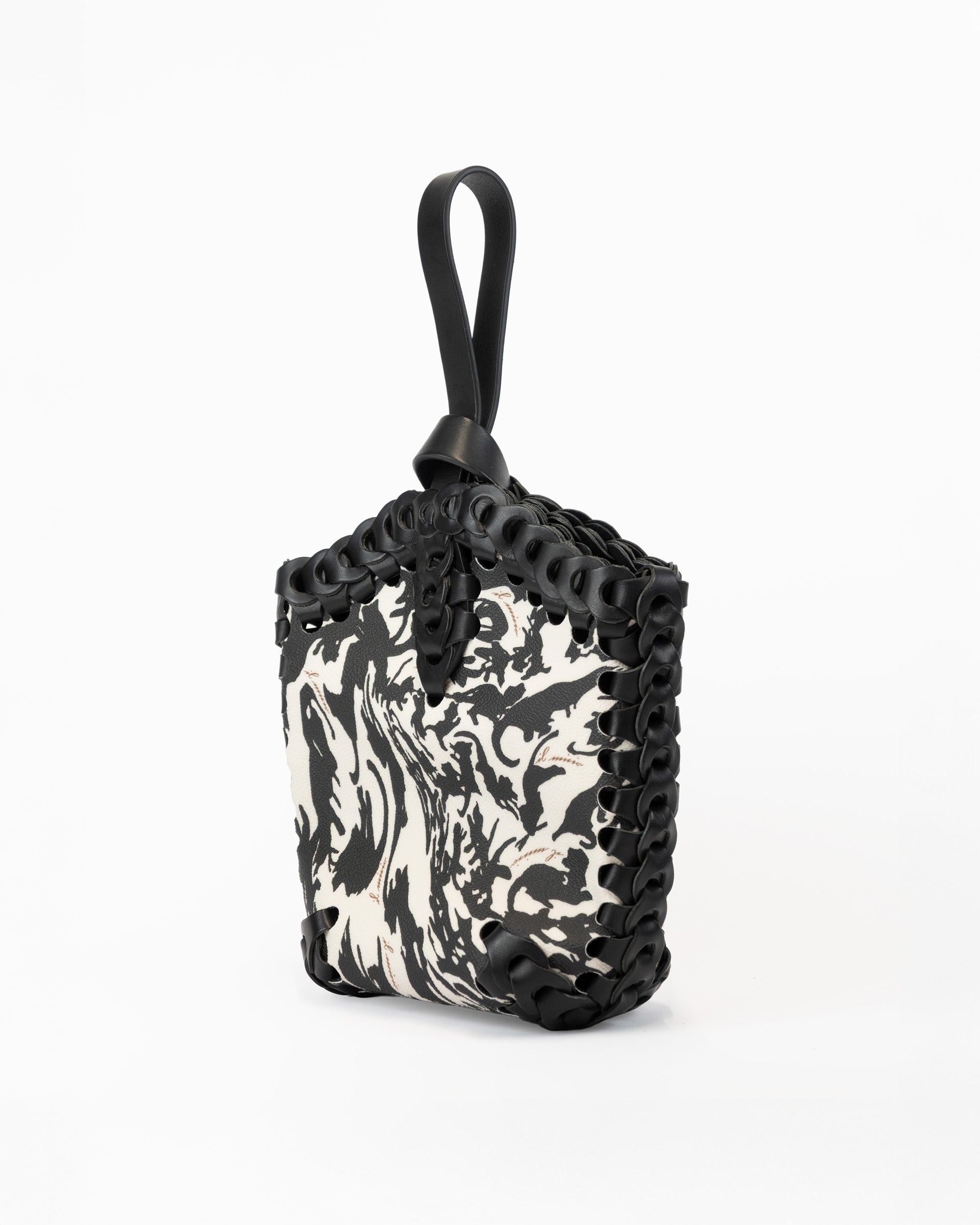 Marble Cat × Native Crafts ワンハンドルバッグ