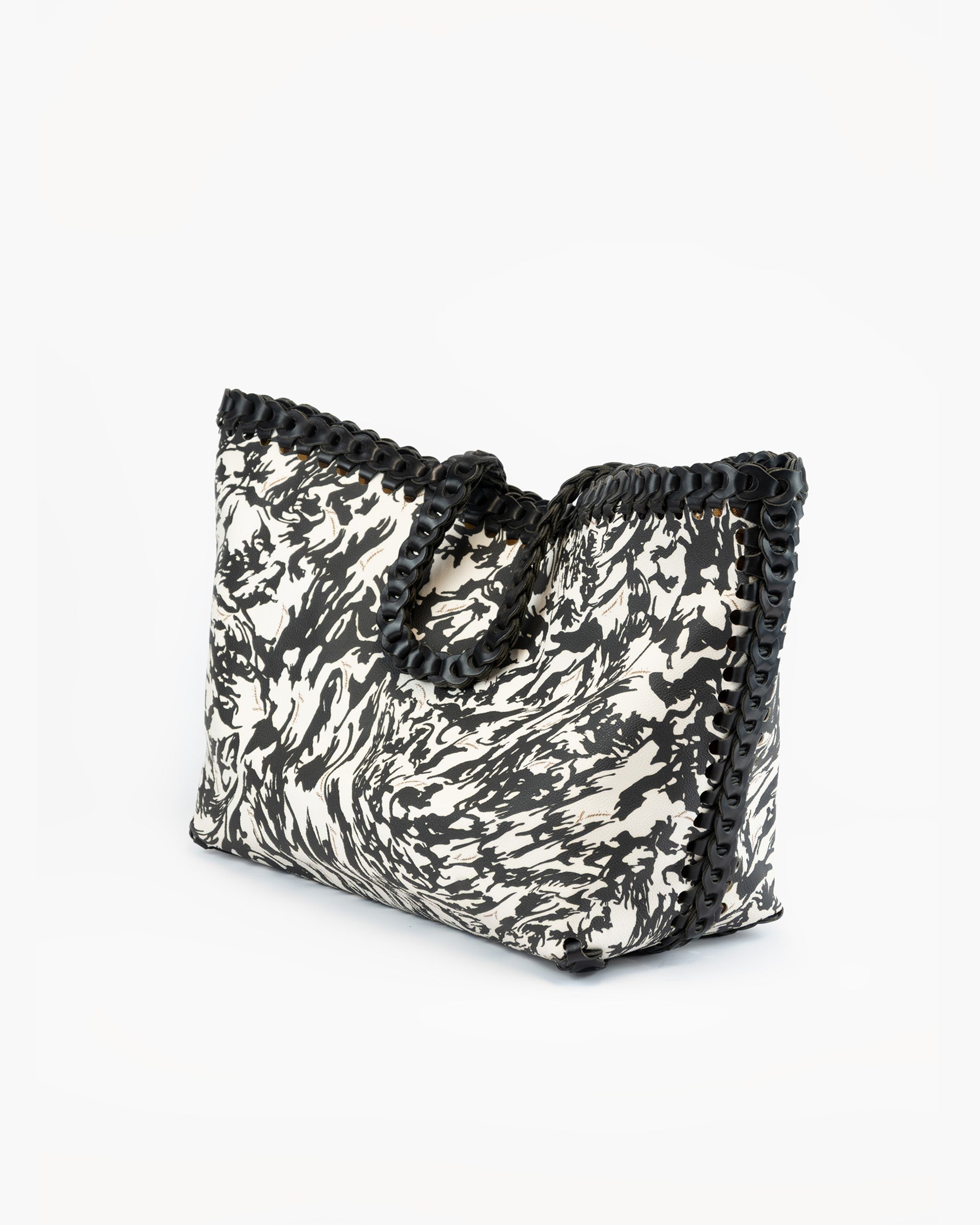 Marble Cat × Native Crafts リバーシブルトート M