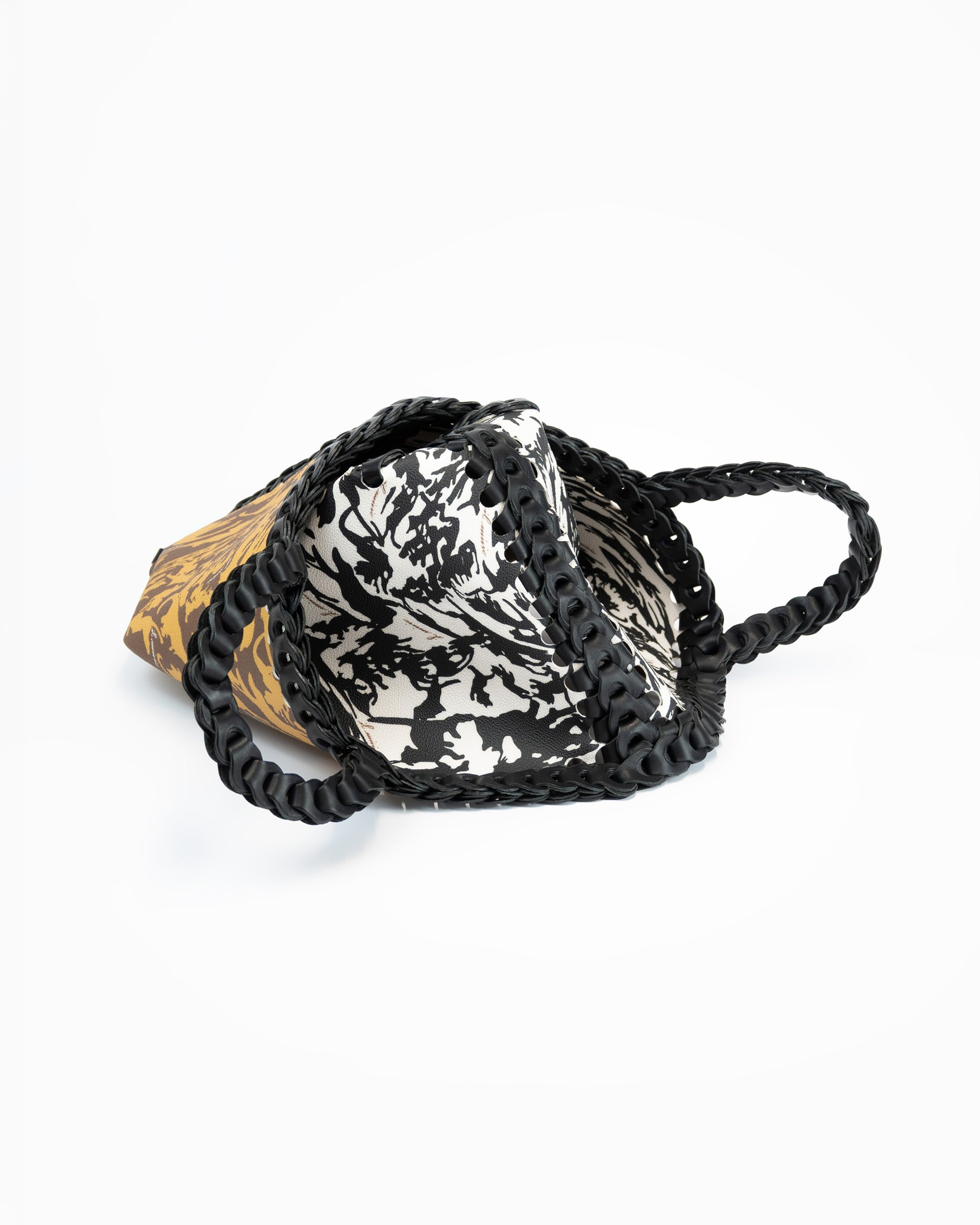 Marble Cat × Native Crafts リバーシブルトート S
